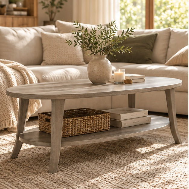 Soline, exemple de décoration d'un salon naturel